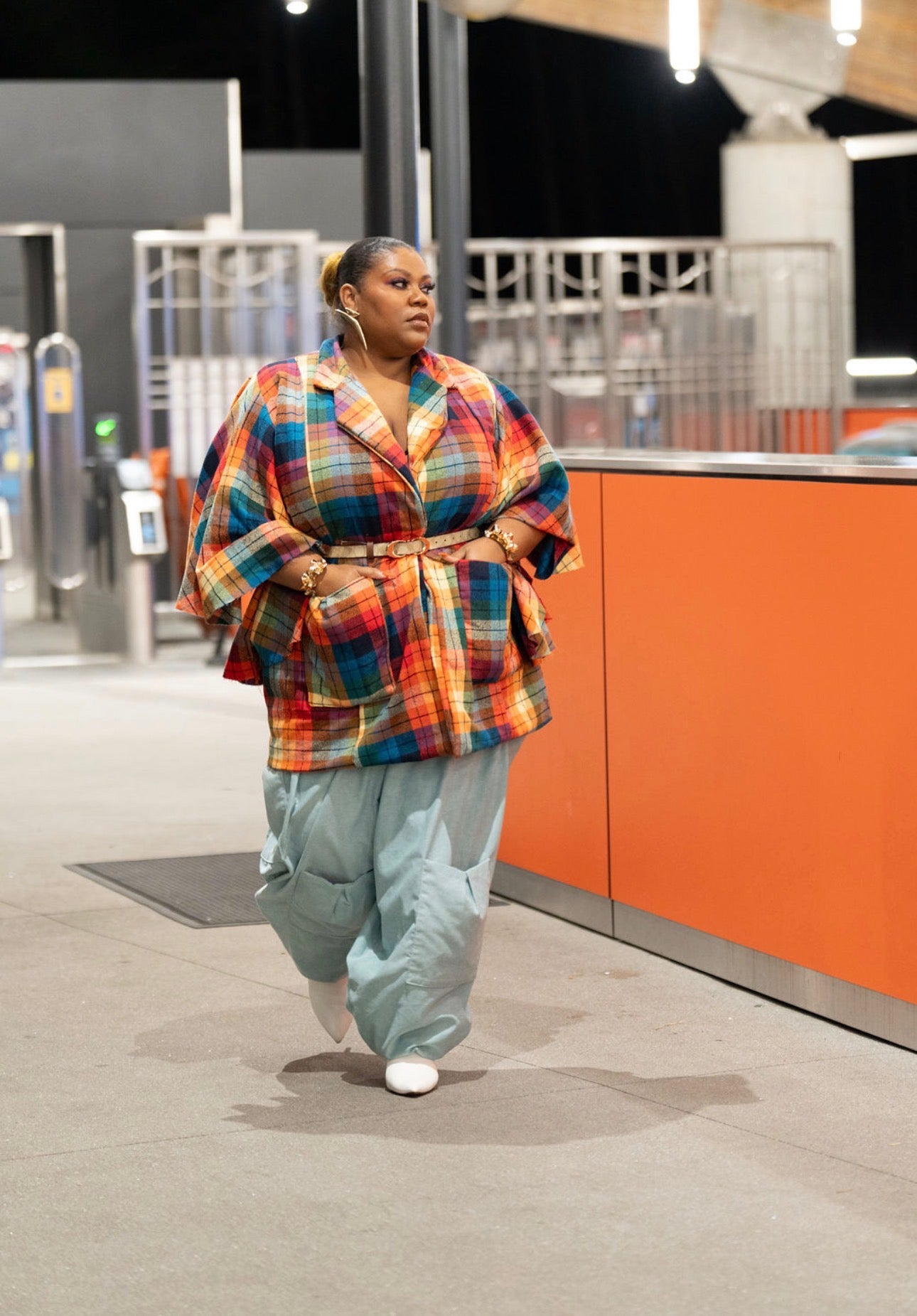 The Plaid Empress Blazer Dress