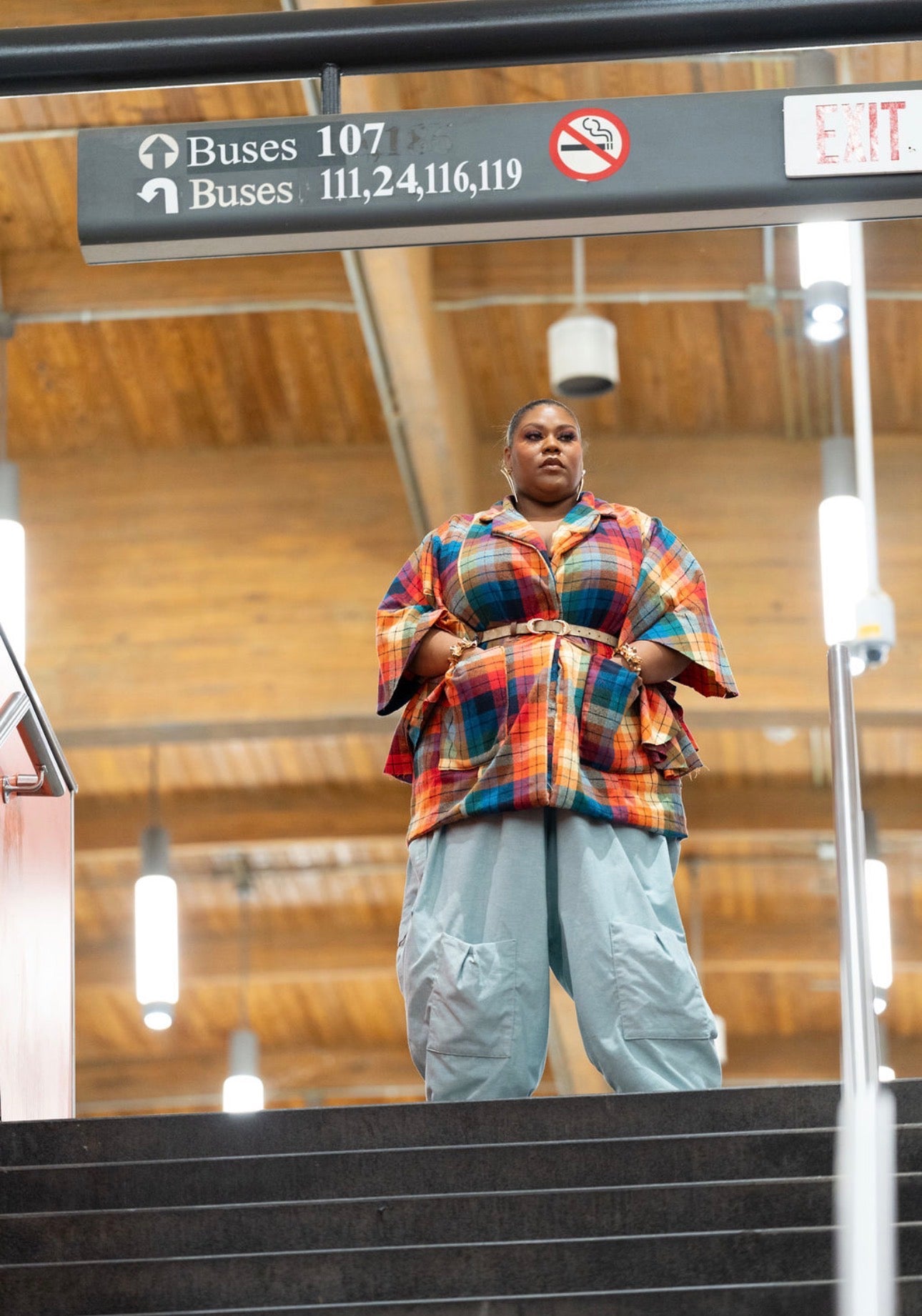 The Plaid Empress Blazer Dress